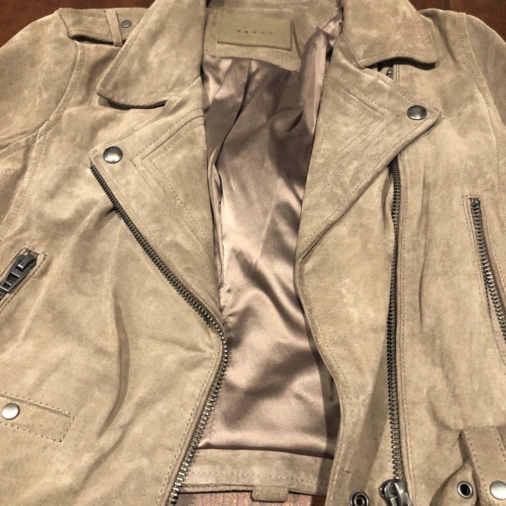 Blank NYC suede moto jacket